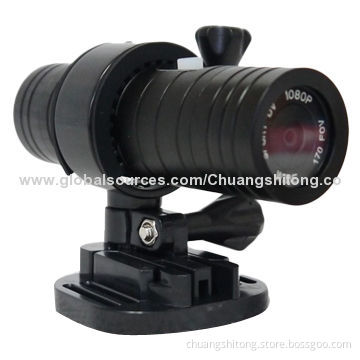 HD 1080P Bullet Sports Action Camera, 12MP, 170° Wide Angle Lens